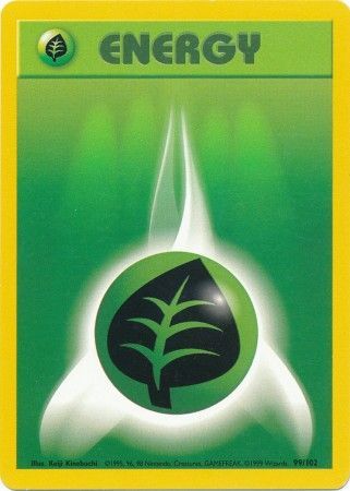 Grass Energy (99/102) [Base Set Unlimited] | The Gaming-Verse