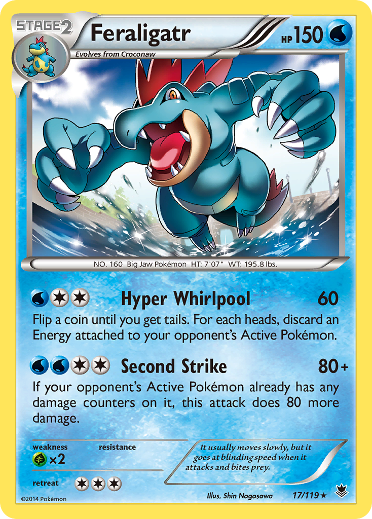 Feraligatr (17/119) [XY: Phantom Forces] | The Gaming-Verse