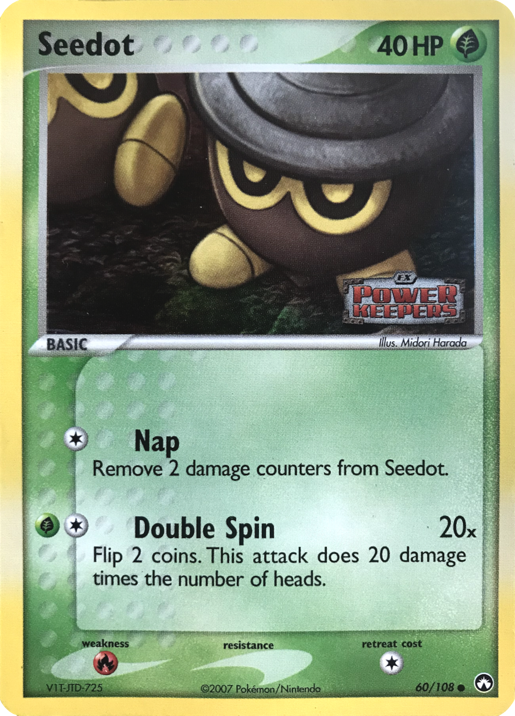 Seedot (60/108) (Stamped) [EX: Power Keepers] | The Gaming-Verse