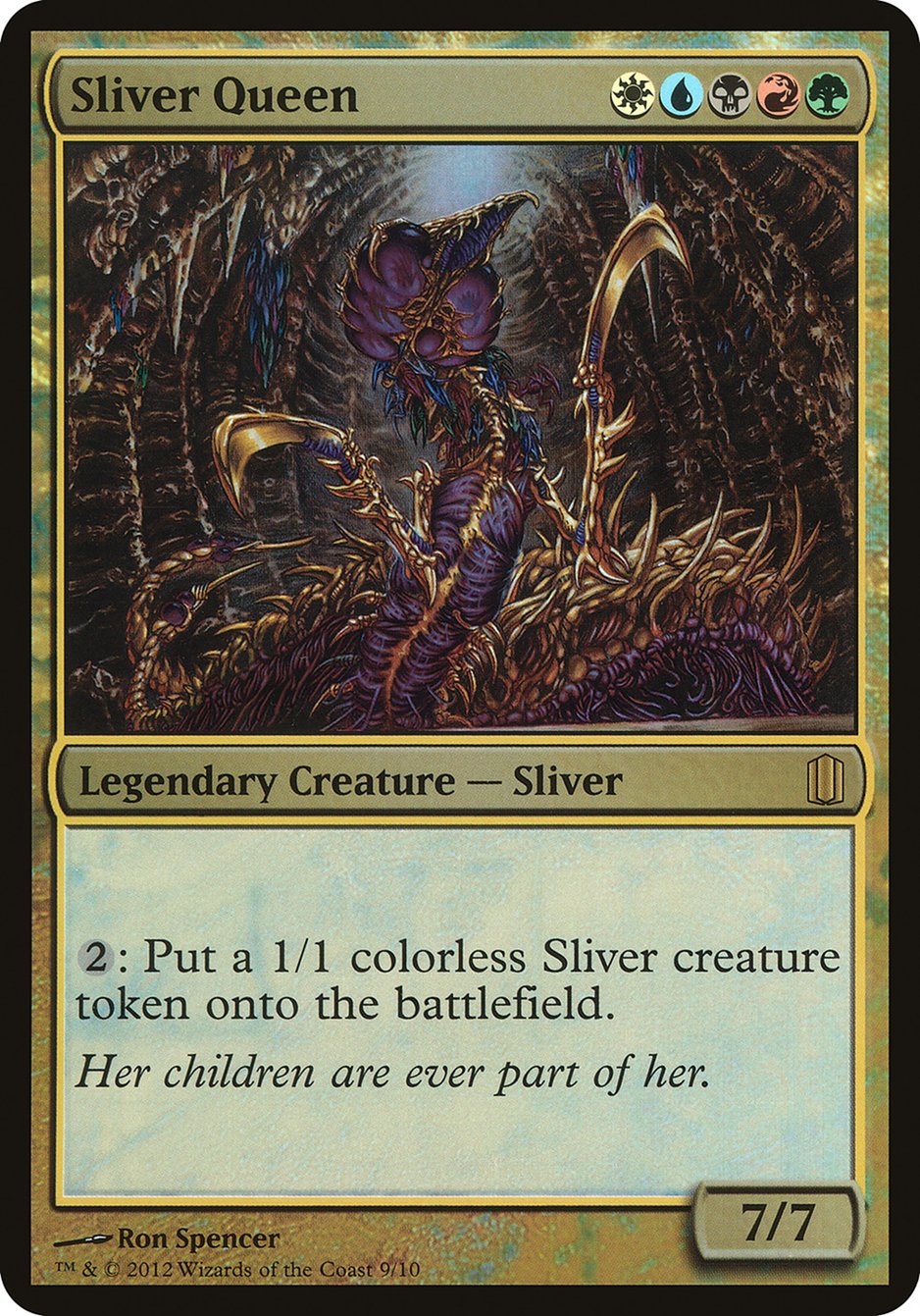 Sliver Queen (Commander's Arsenal) [Oversize Cards] | The Gaming-Verse