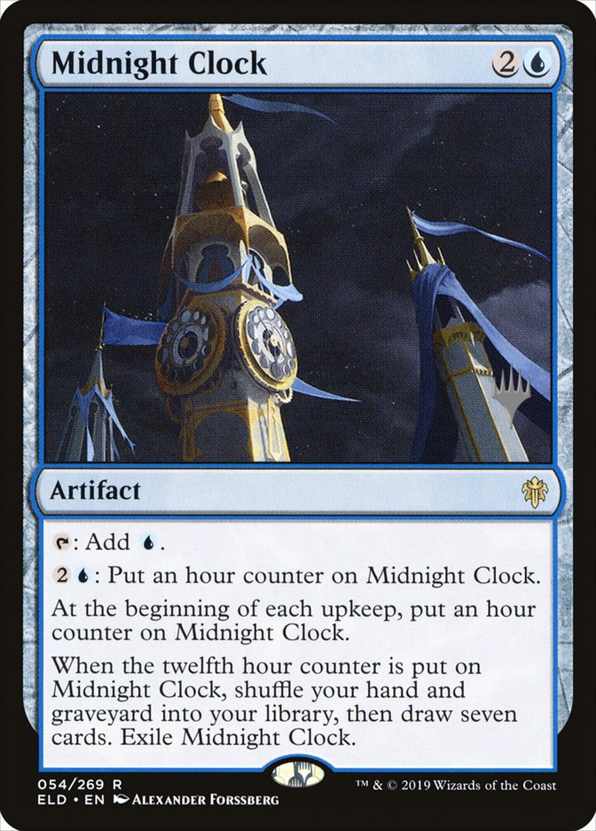 Midnight Clock (Promo Pack) [Throne of Eldraine Promos] | The Gaming-Verse