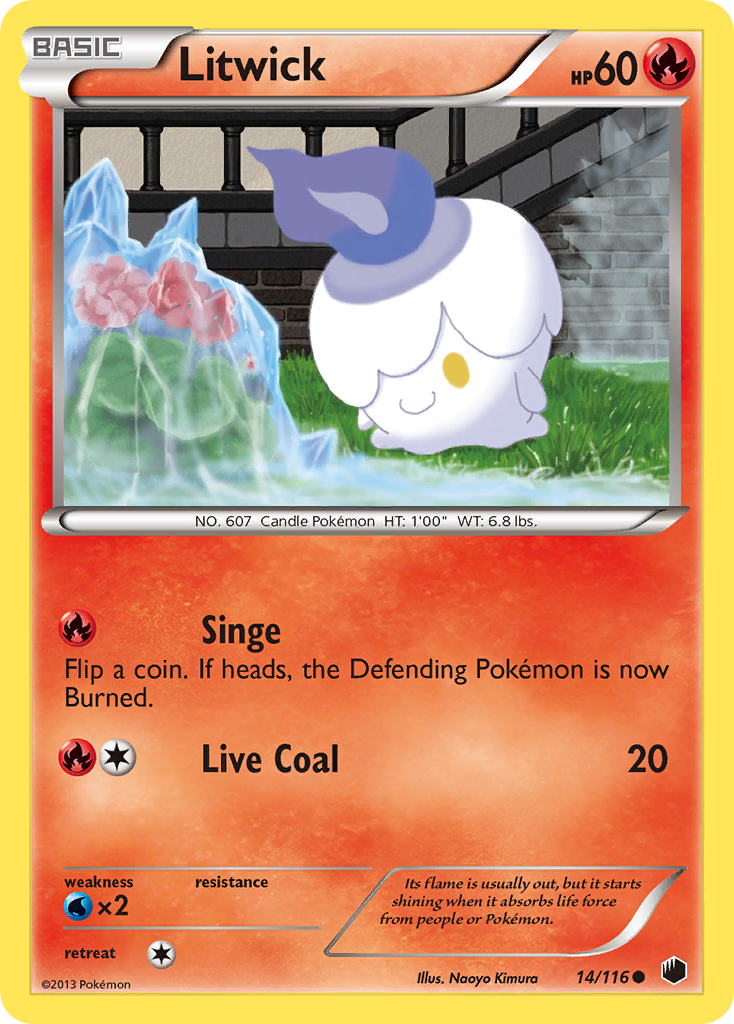 Litwick (14/116) [Black & White: Plasma Freeze] | The Gaming-Verse