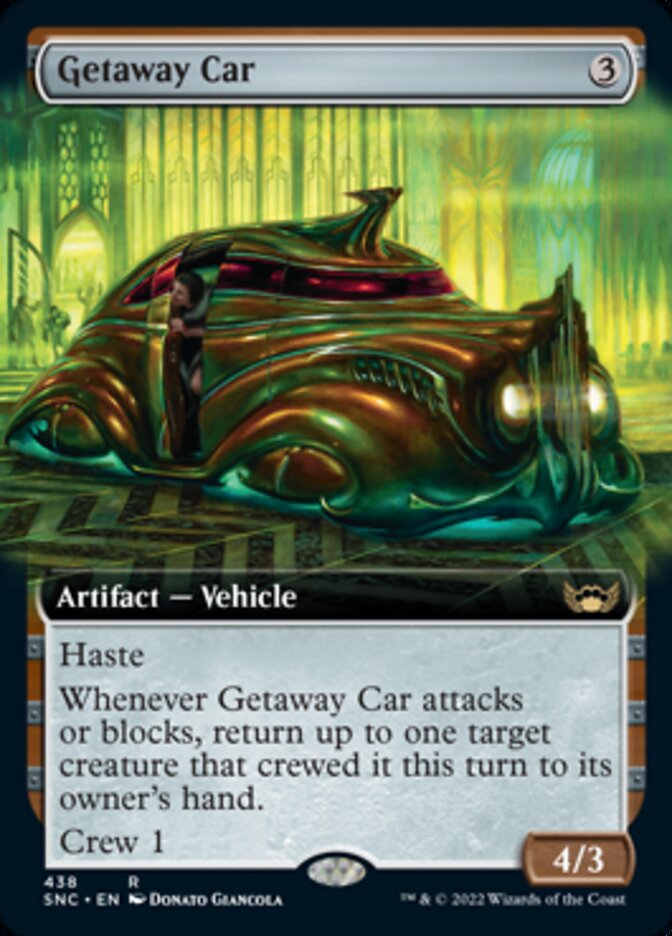 Getaway Car (Extended Art) [Streets of New Capenna] | The Gaming-Verse