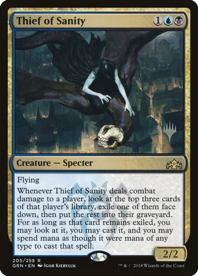 Thief of Sanity (Promo Pack) [Guilds of Ravnica Promos] | The Gaming-Verse