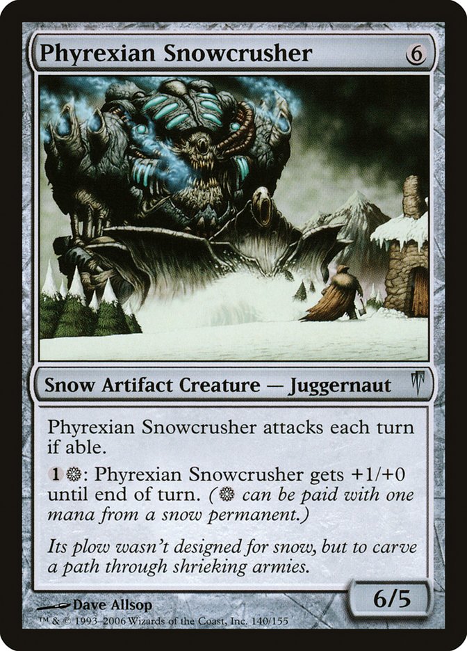 Phyrexian Snowcrusher [Coldsnap] | The Gaming-Verse