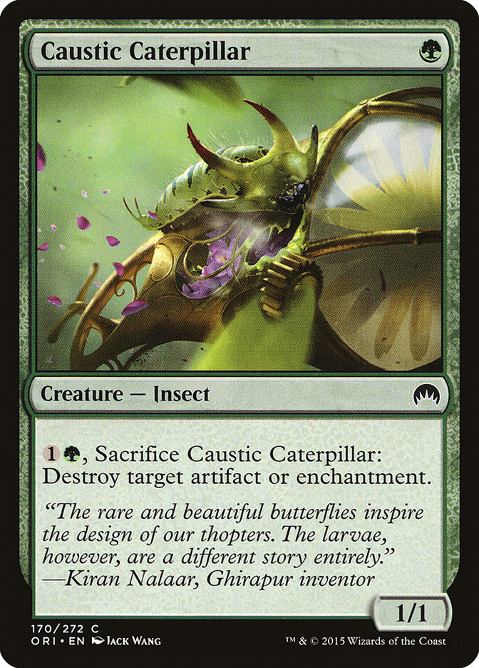 Caustic Caterpillar [Magic Origins] | The Gaming-Verse