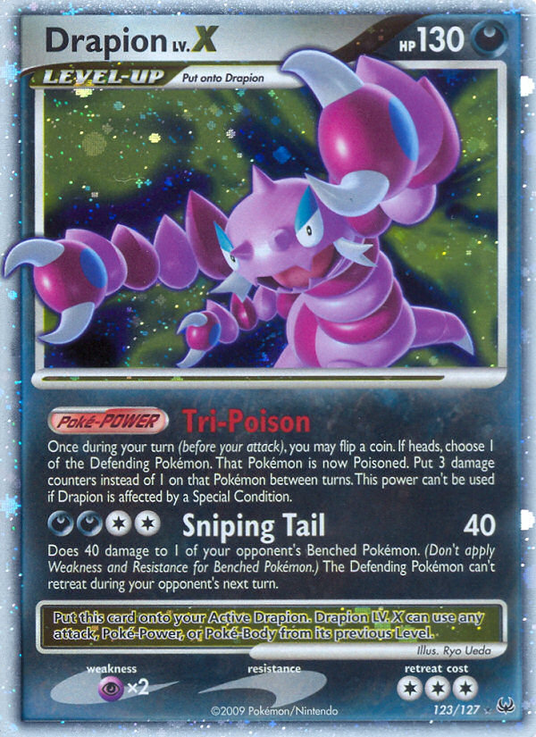 Drapion LV.X (123/127) [Platinum: Base Set] | The Gaming-Verse