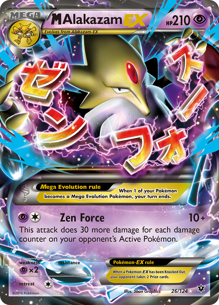 M Alakazam EX (26/124) [XY: Fates Collide] | The Gaming-Verse