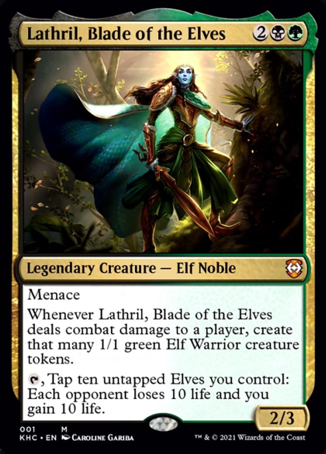 Lathril, Blade of the Elves [Kaldheim Commander] | The Gaming-Verse