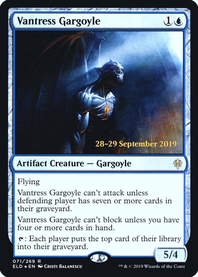 Vantress Gargoyle  [Throne of Eldraine Prerelease Promos] | The Gaming-Verse