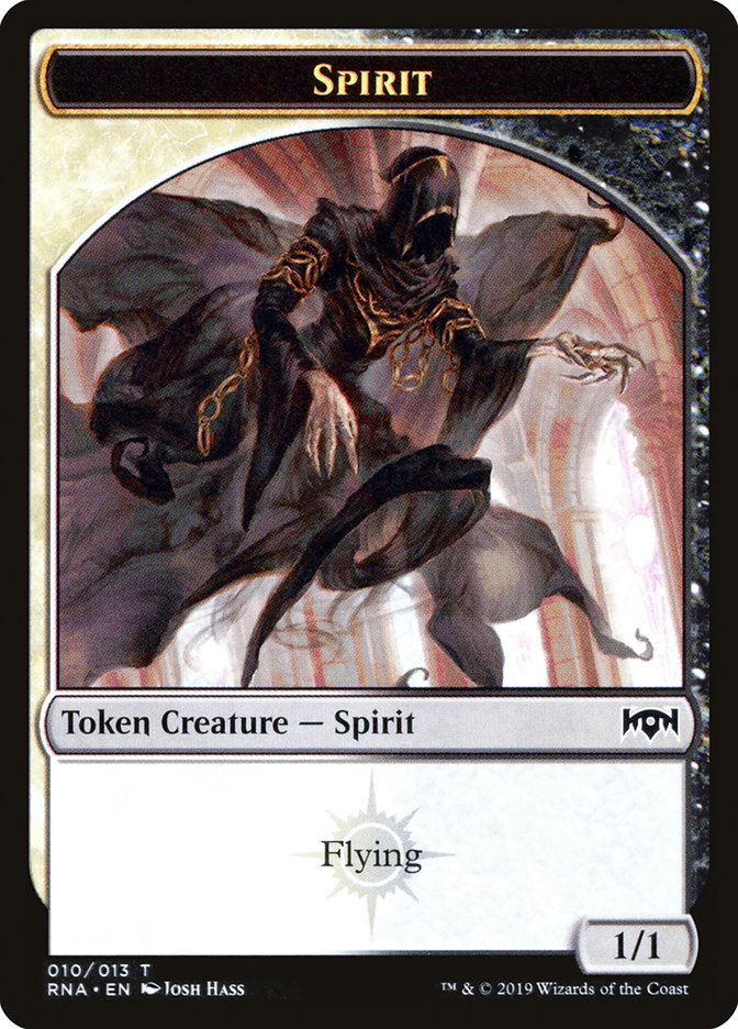 Spirit [Ravnica Allegiance Tokens] | The Gaming-Verse