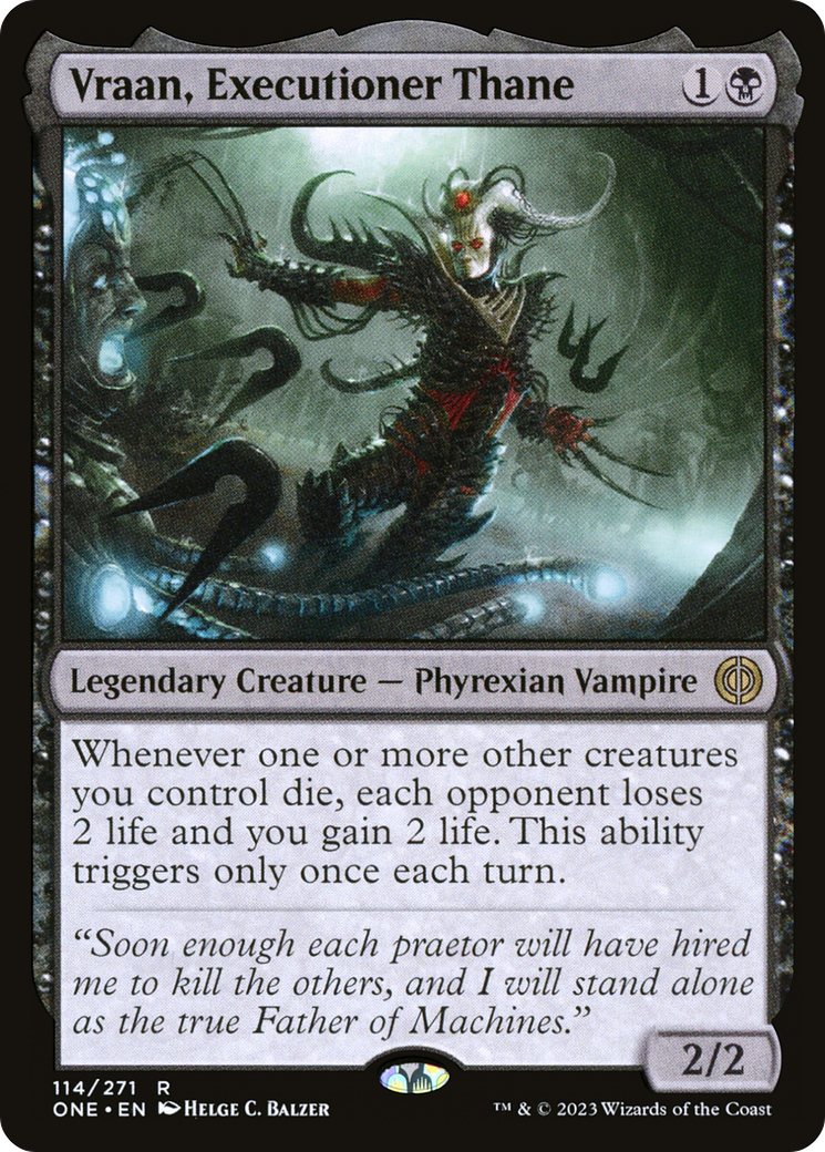 Vraan, Executioner Thane [Phyrexia: All Will Be One] | The Gaming-Verse