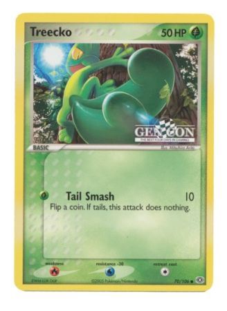 Treecko (70/106) (Gen Con The Best Four Days in Gaming Promo) [EX: Emerald] | The Gaming-Verse