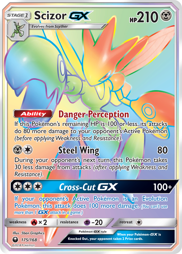 Scizor GX (175/168) [Sun & Moon: Celestial Storm] | The Gaming-Verse