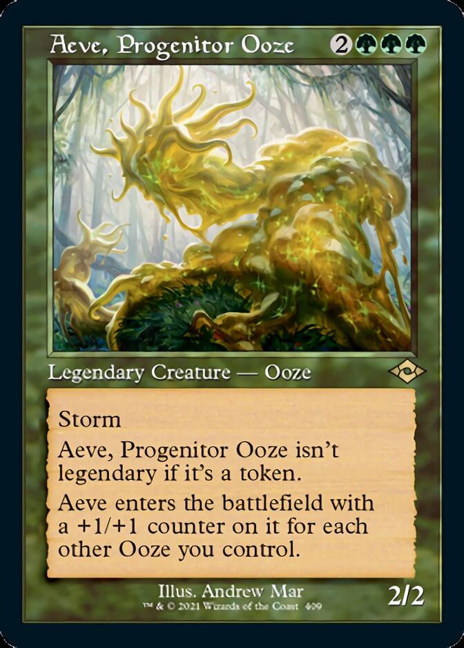 Aeve, Progenitor Ooze (Retro Foil Etched) [Modern Horizons 2] | The Gaming-Verse