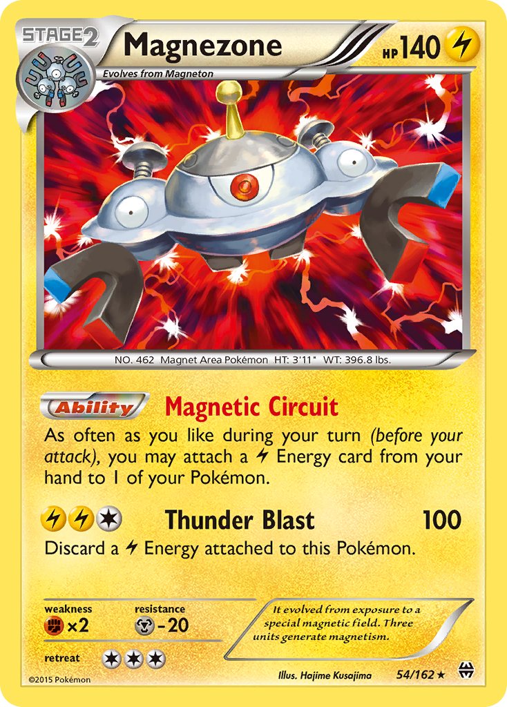 Magnezone (54/162) (Theme Deck Exclusive) [XY: BREAKthrough] | The Gaming-Verse