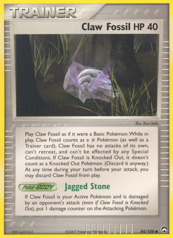 Claw Fossil (84/108) [EX: Power Keepers] | The Gaming-Verse