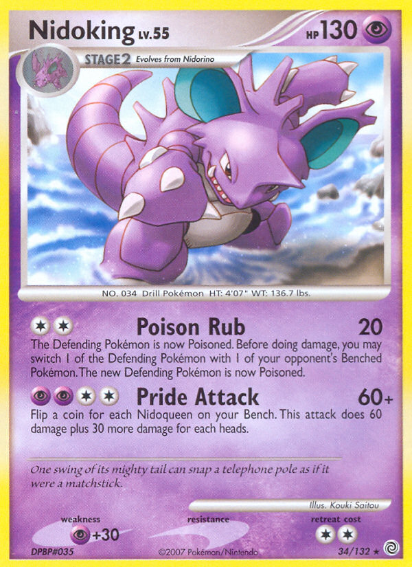 Nidoking (34/132) [Diamond & Pearl: Secret Wonders] | The Gaming-Verse