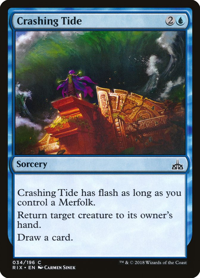 Crashing Tide [Rivals of Ixalan] | The Gaming-Verse