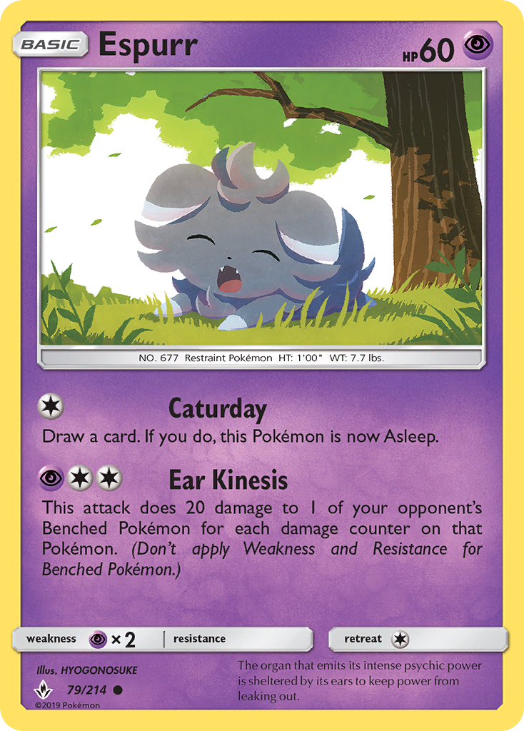 Espurr (79/214) [Sun & Moon: Unbroken Bonds] | The Gaming-Verse