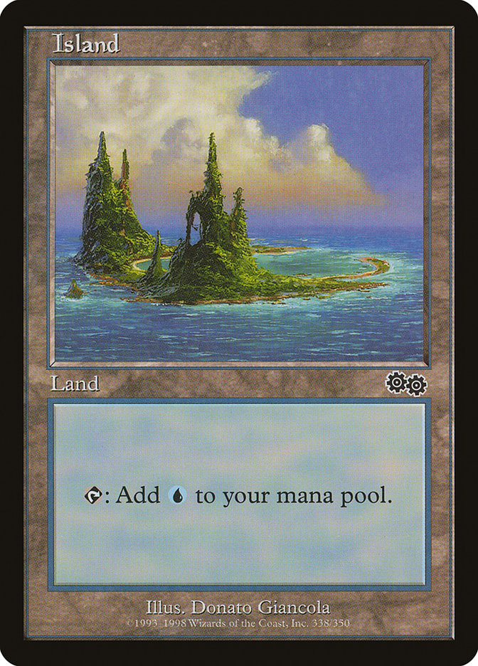 Island (#338) [Urza's Saga] | The Gaming-Verse