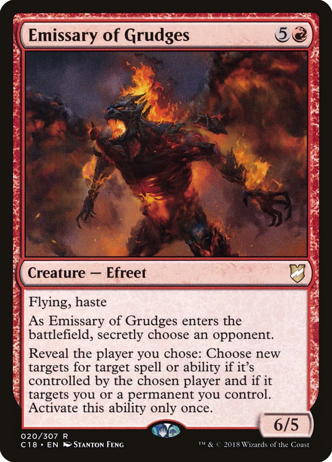 Emissary of Grudges [Commander 2018] | The Gaming-Verse