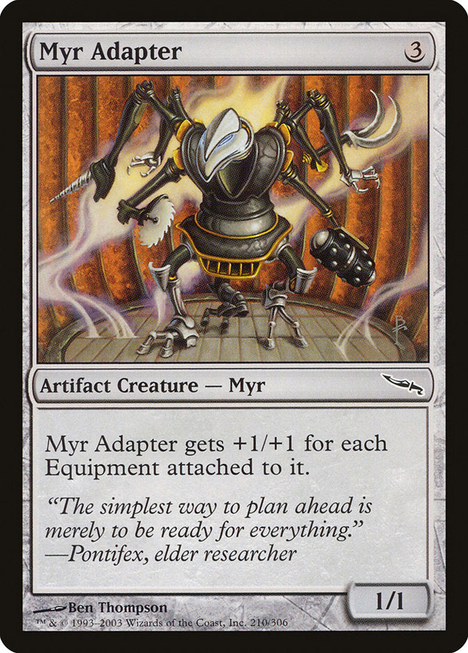 Myr Adapter [Mirrodin] | The Gaming-Verse