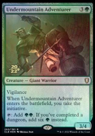 Undermountain Adventurer [Commander Legends: Battle for Baldur's Gate Prerelease Promos] | The Gaming-Verse