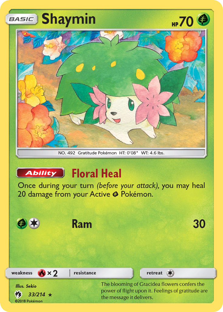 Shaymin (33/214) [Sun & Moon: Lost Thunder] | The Gaming-Verse