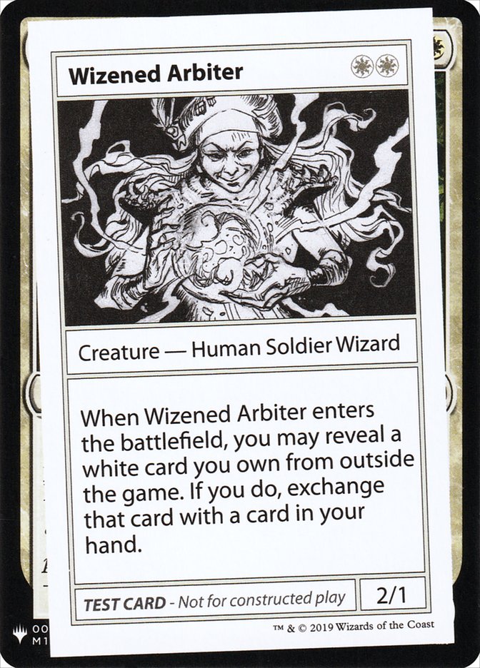 Wizened Arbiter [Mystery Booster Playtest Cards] | The Gaming-Verse