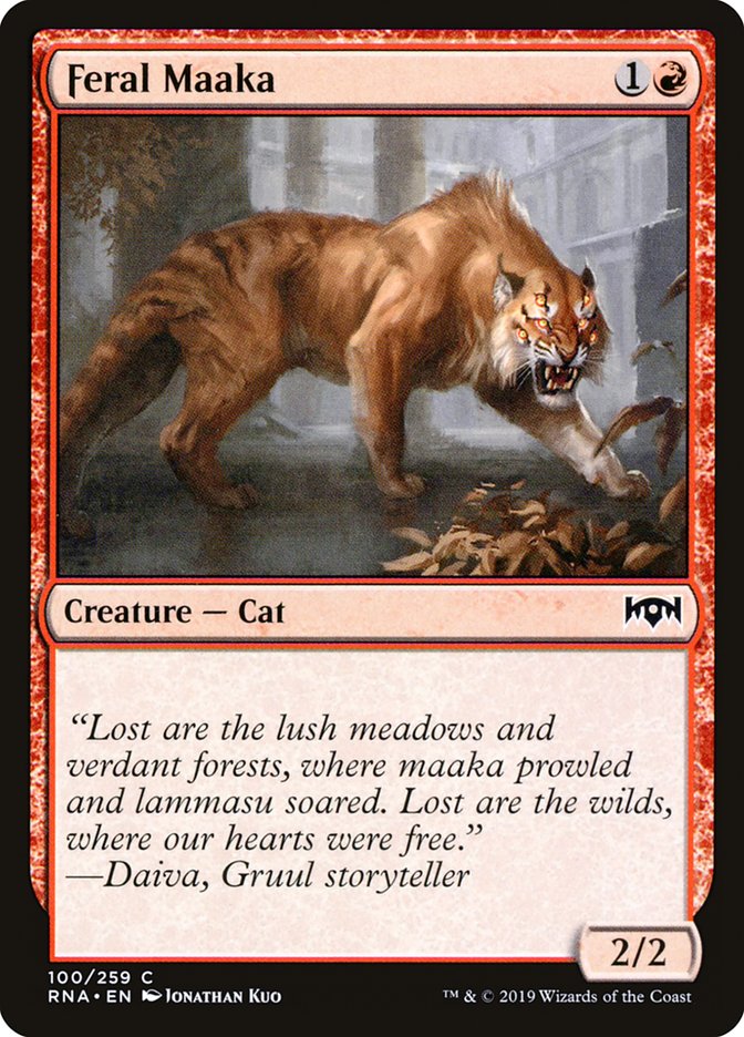 Feral Maaka [Ravnica Allegiance] | The Gaming-Verse