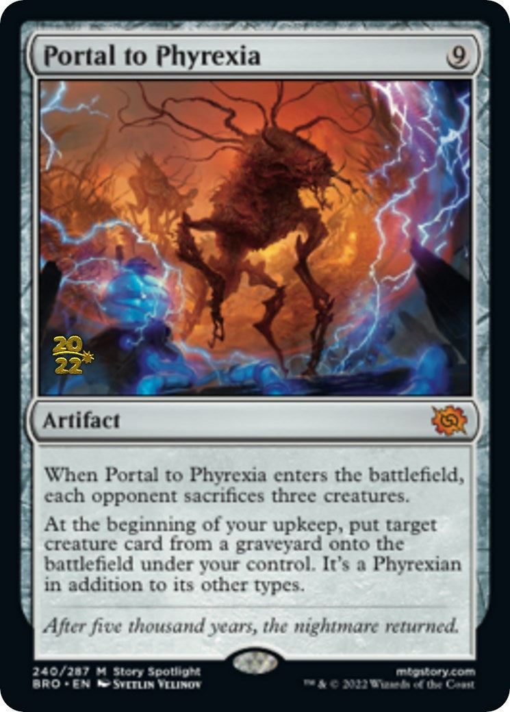 Portal to Phyrexia [The Brothers' War: Prerelease Promos] | The Gaming-Verse