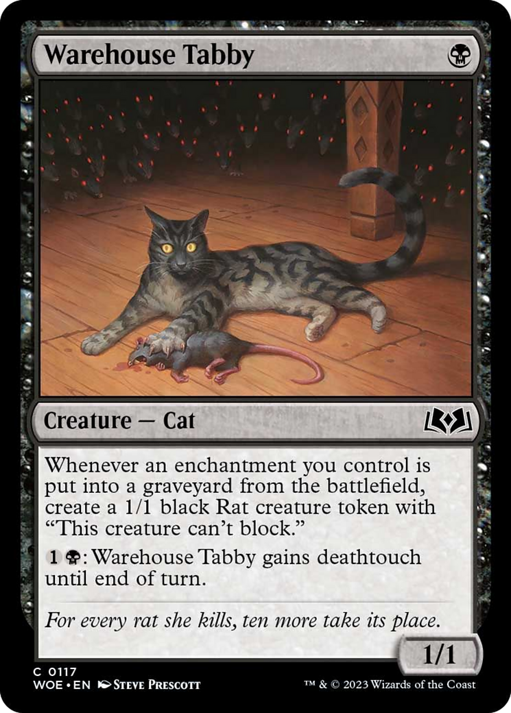 Warehouse Tabby [Wilds of Eldraine] | The Gaming-Verse