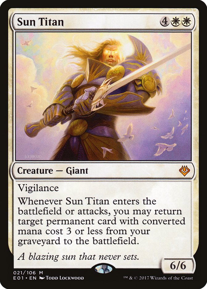 Sun Titan [Archenemy: Nicol Bolas] | The Gaming-Verse