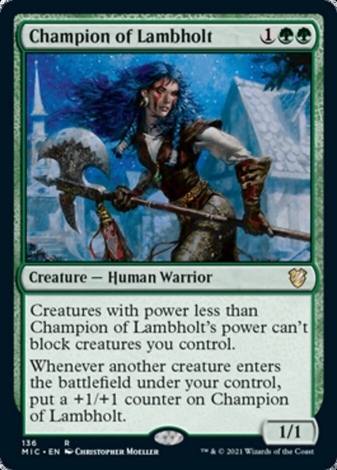 Champion of Lambholt [Innistrad: Midnight Hunt Commander] | The Gaming-Verse