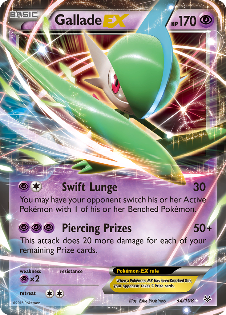 Gallade EX (34/108) [XY: Roaring Skies] | The Gaming-Verse