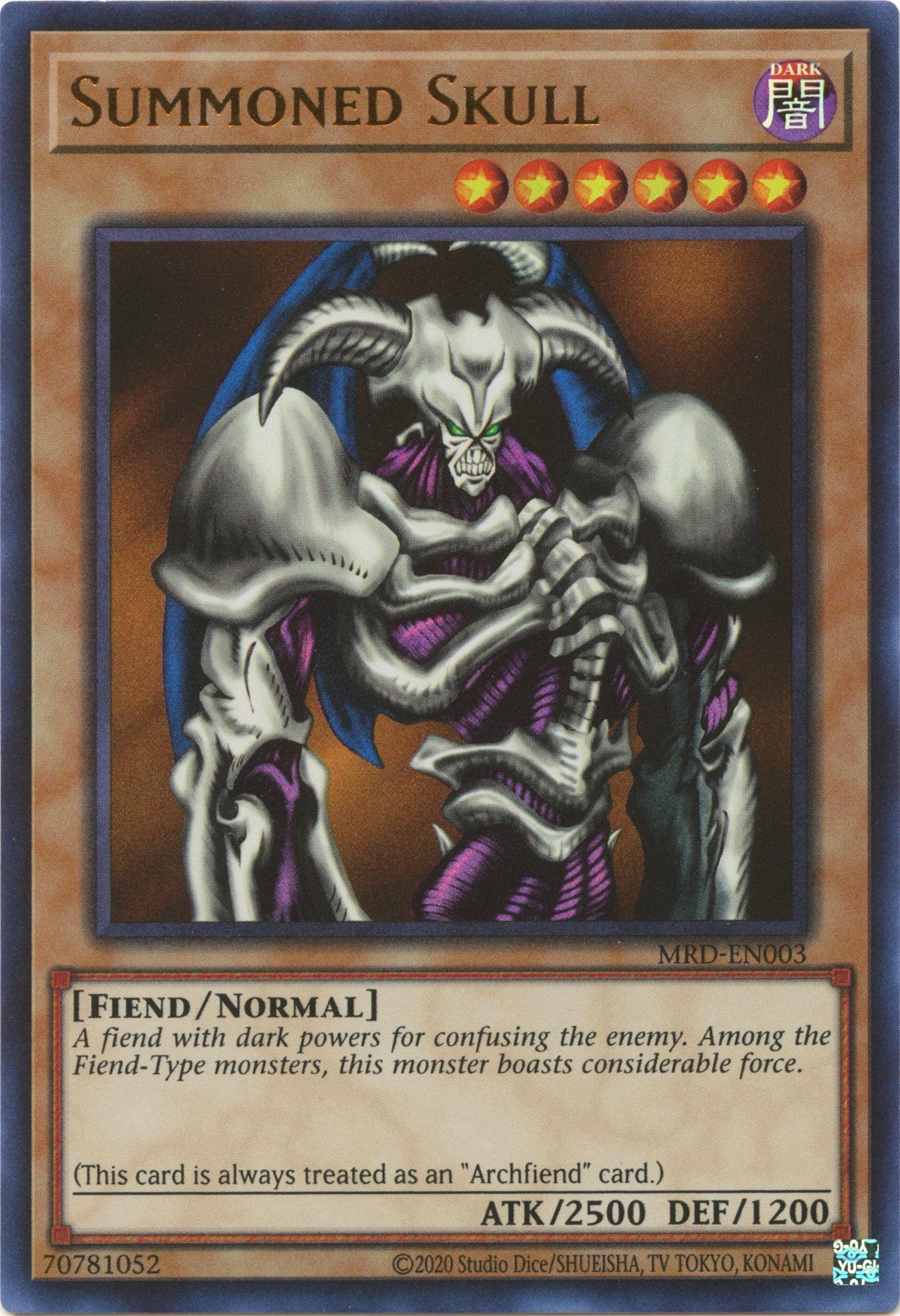 Summoned Skull (25th Anniversary) [MRD-EN003] Ultra Rare | The Gaming-Verse