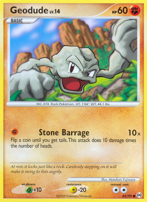 Geodude (65/99) [Platinum: Arceus] | The Gaming-Verse