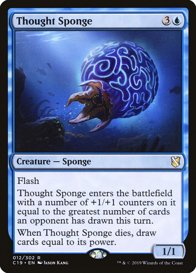 Thought Sponge [Commander 2019] | The Gaming-Verse