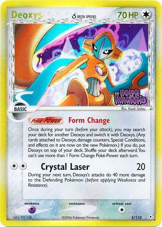 Deoxys (5/110) (Delta Species) (Stamped) [EX: Holon Phantoms] | The Gaming-Verse