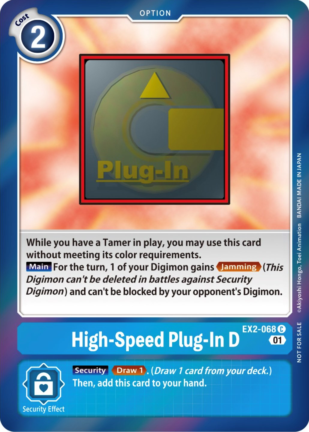 High-Speed Plug-In D [EX2-068] (Event Pack 4) [Digital Hazard Promos] | The Gaming-Verse