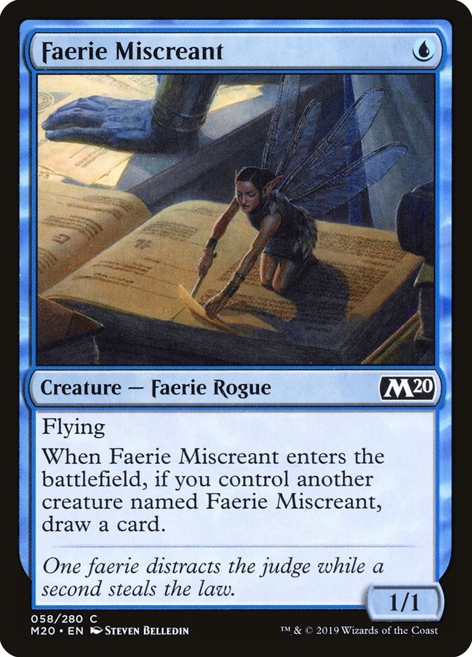 Faerie Miscreant [Core Set 2020] | The Gaming-Verse