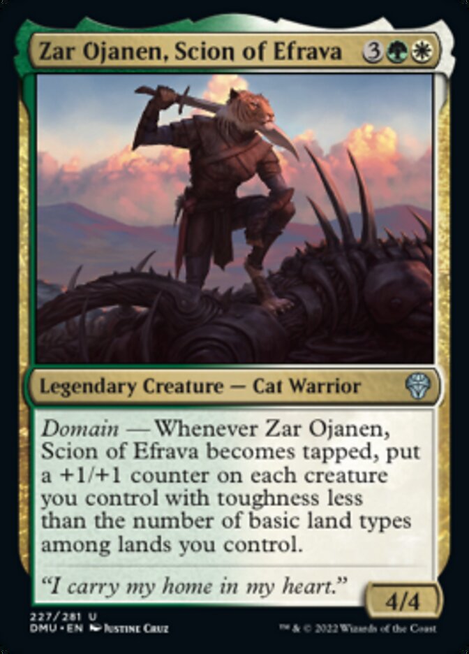 Zar Ojanen, Scion of Efrava [Dominaria United] | The Gaming-Verse