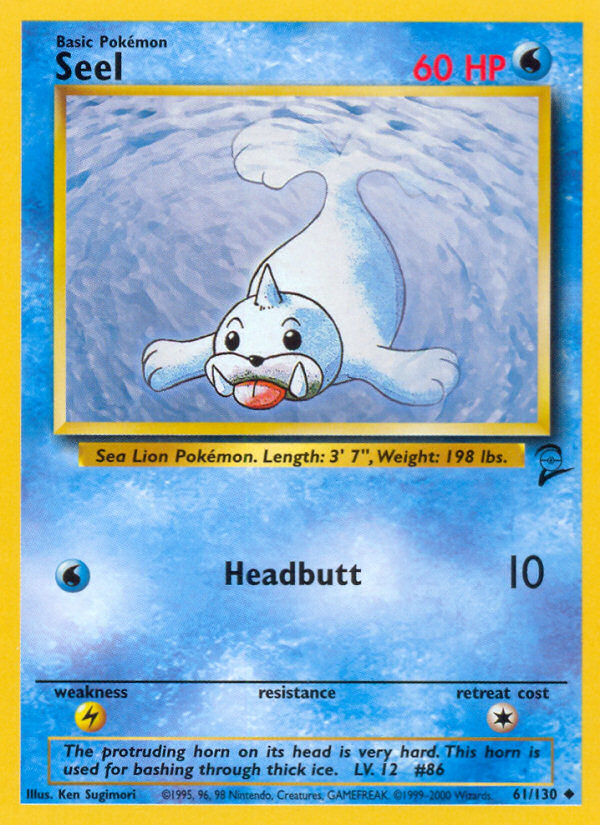 Seel (61/130) [Base Set 2] | The Gaming-Verse