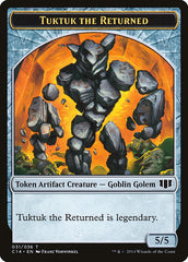 Daretti, Scrap Savant Emblem // Tuktuk the Returned Double-sided Token [Commander 2014 Tokens] | The Gaming-Verse