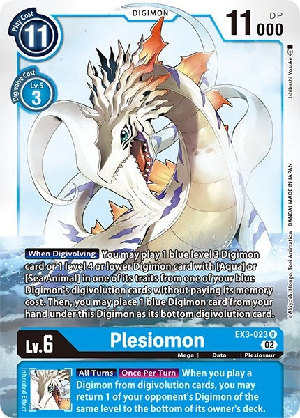 Plesiomon [EX3-023] [Revision Pack Cards] | The Gaming-Verse