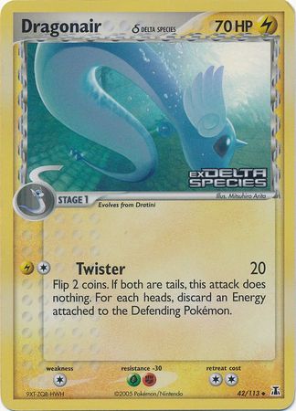 Dragonair (42/113) (Delta Species) (Stamped) [EX: Delta Species] | The Gaming-Verse