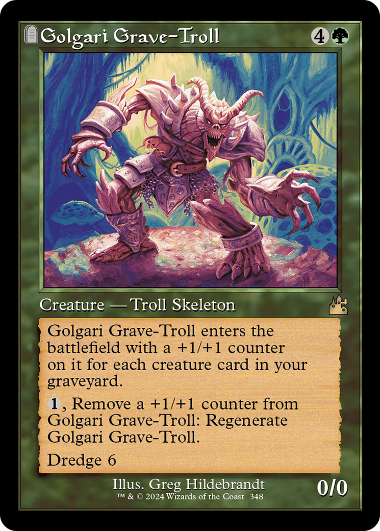 Golgari Grave-Troll (Retro Frame) [Ravnica Remastered] | The Gaming-Verse