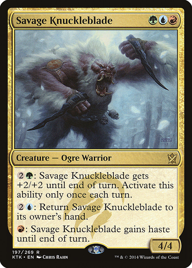 Savage Knuckleblade [Khans of Tarkir] | The Gaming-Verse