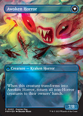 Thing in the Ice // Awoken Horror (Borderless Alternate Art) [Regional Championship Qualifiers 2023] | The Gaming-Verse